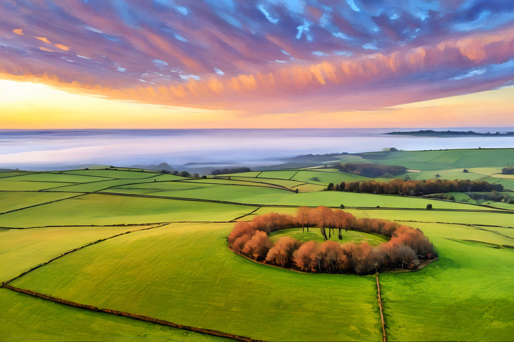 Minninglow at Sunrise