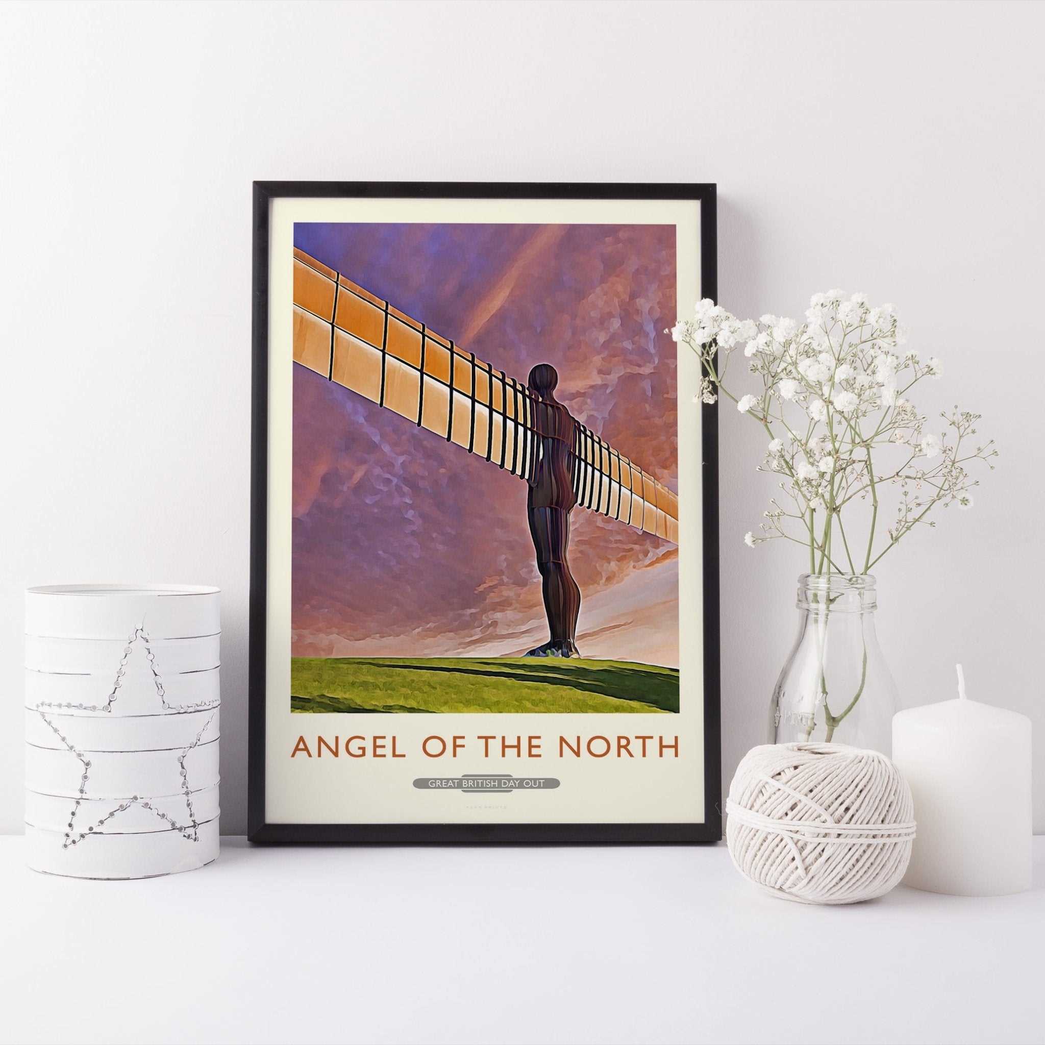Angel of the North Art Print - Phil Sproson Photography
