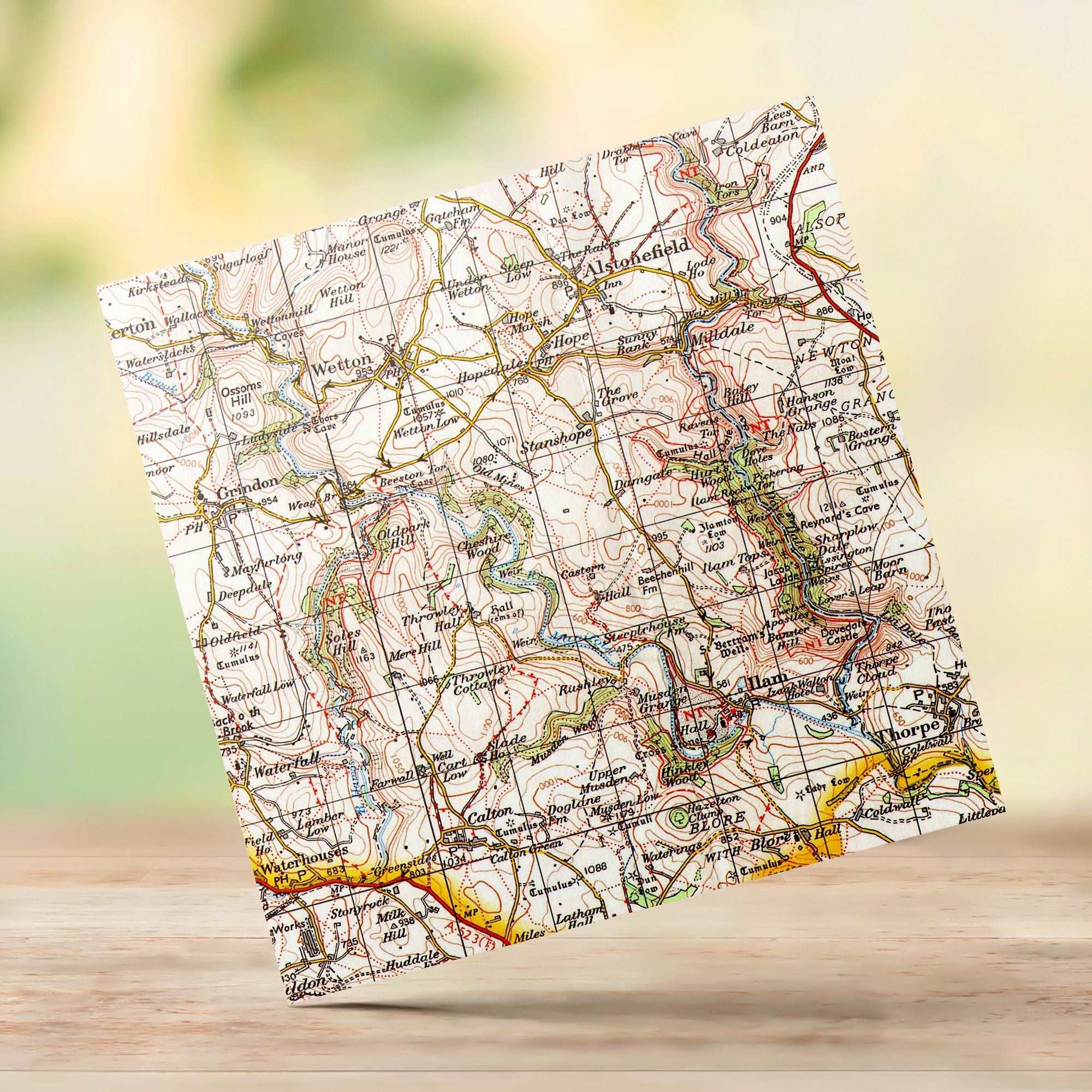 Dove Valley 1 inch to 1 mile 1962 Ordnance Survey - Phil Sproson Photography