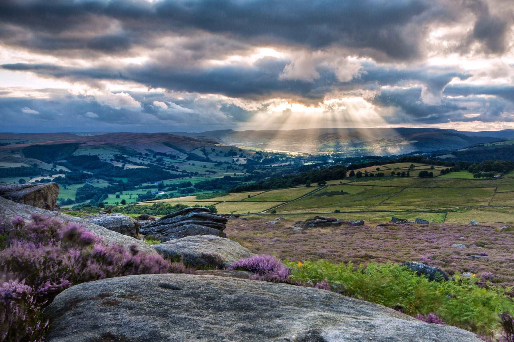 'Fingers of God' Greeting Card - Phil Sproson Photography