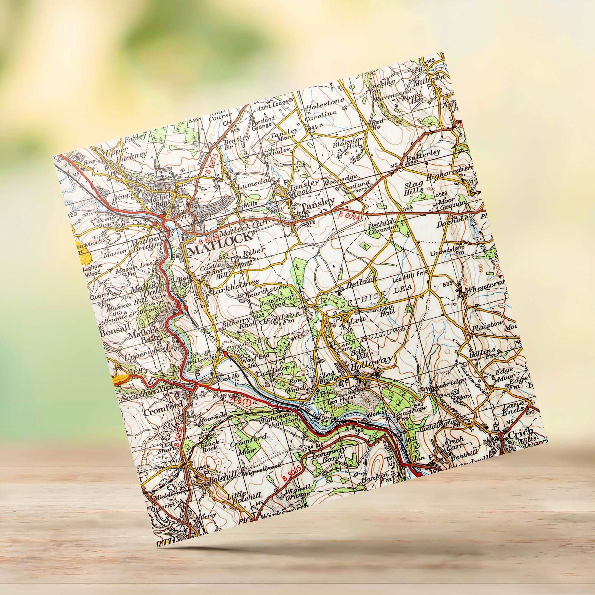 Matlock 1 inch to 1 mile 1962 Ordnance Survey - Phil Sproson Photography