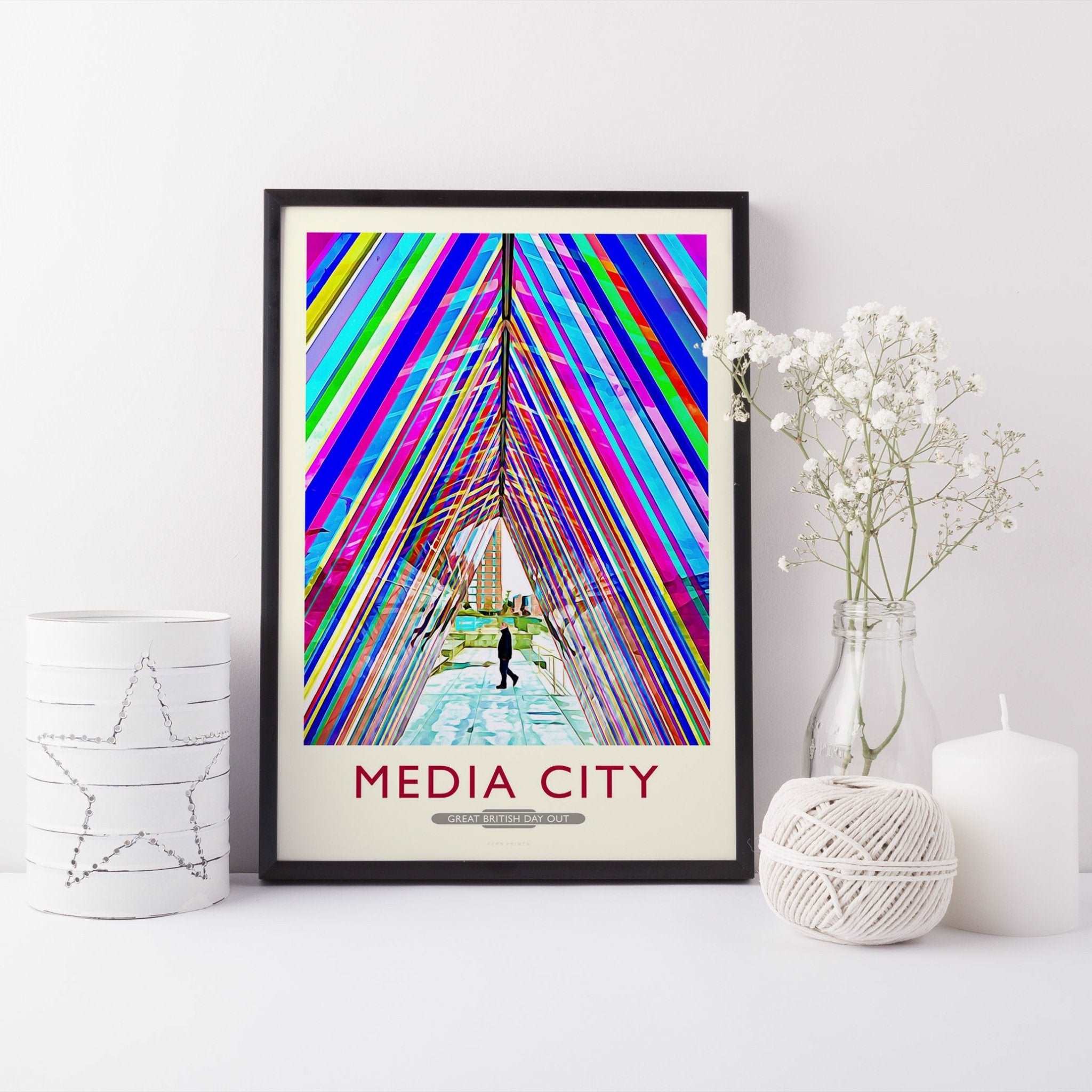 Media City, Salford Quays Art Print - Phil Sproson Photography
