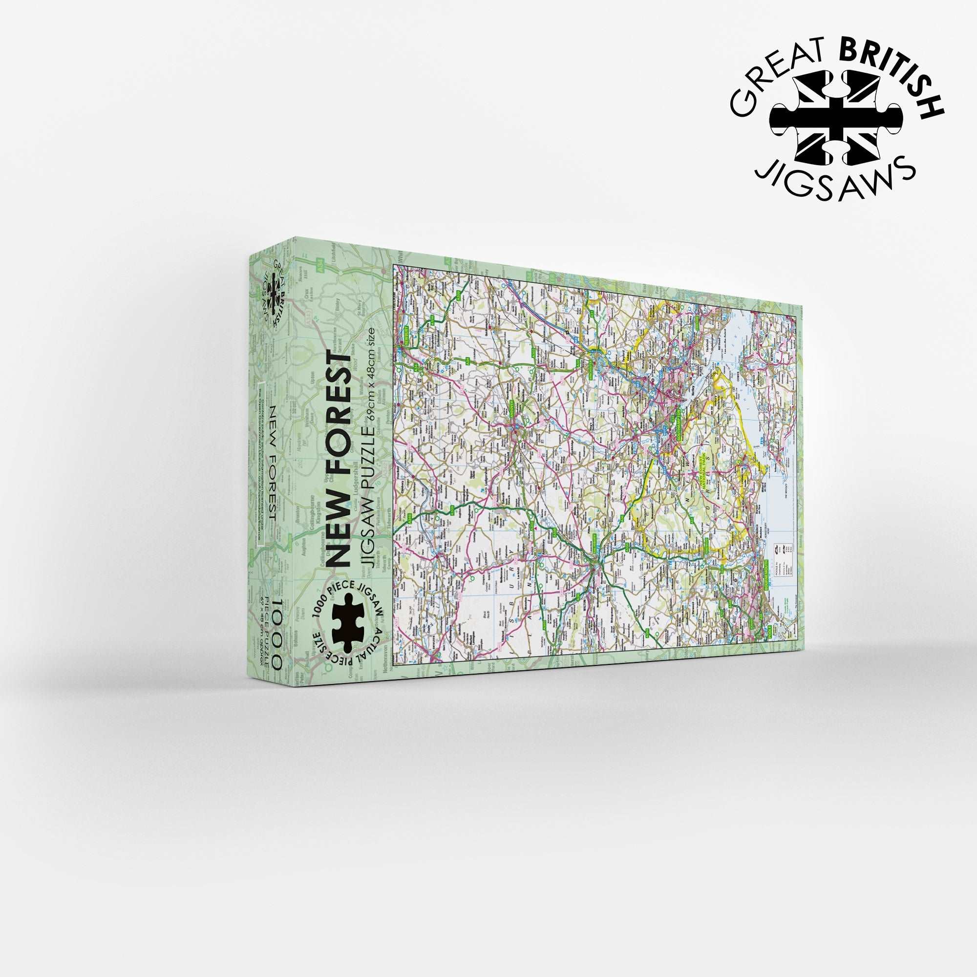New Forest Map 1000 Piece Jigsaw - Phil Sproson Photography