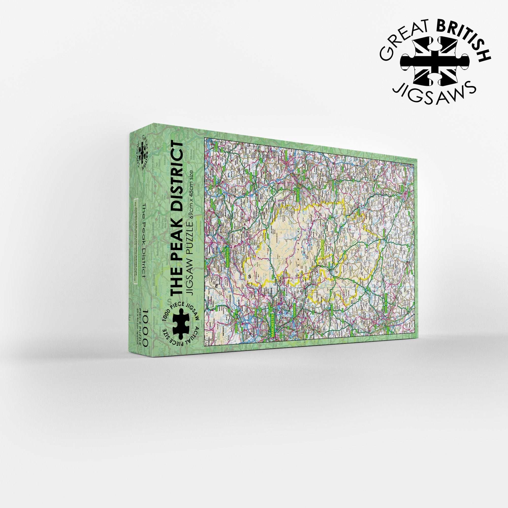 Peak District Map 1000 Piece Jigsaw - Phil Sproson Photography