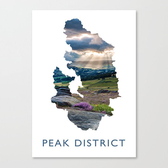 PEAK DISTRICT Map 'Fingers of God' - Phil Sproson Photography