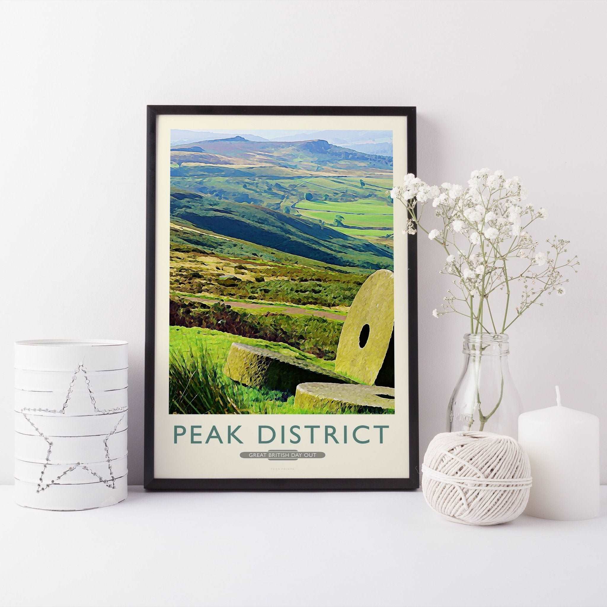 Peak District - Millstones Art Print - Phil Sproson Photography