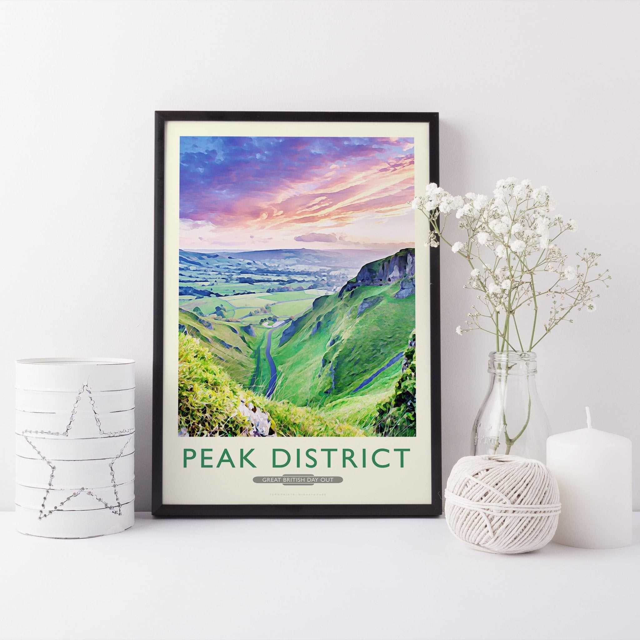 Peak District - Winnats Pass Art Print - Phil Sproson Photography