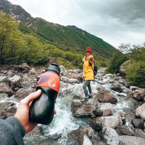 WatertoGo 75cl Filter Bottle With A Red Sleeve - Phil Sproson Photography