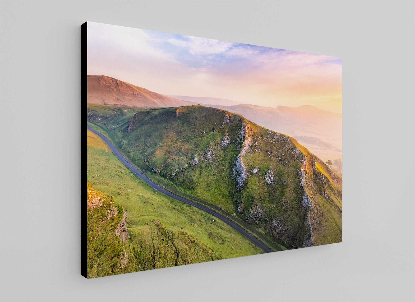Winnats Pass to Mam Tor Sunset - Phil Sproson Photography