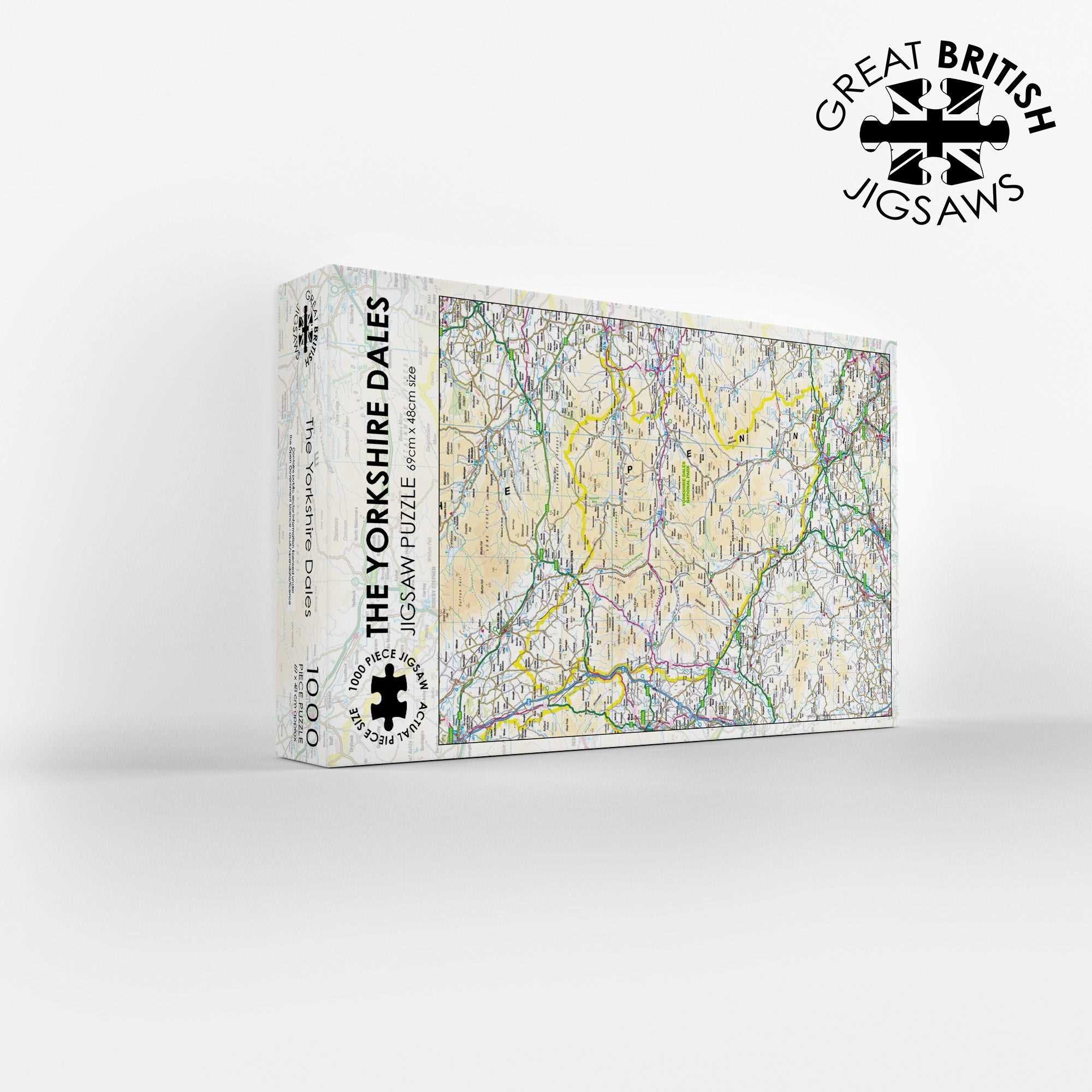 Yorkshire Dales Map 1000 Piece Jigsaw - Phil Sproson Photography
