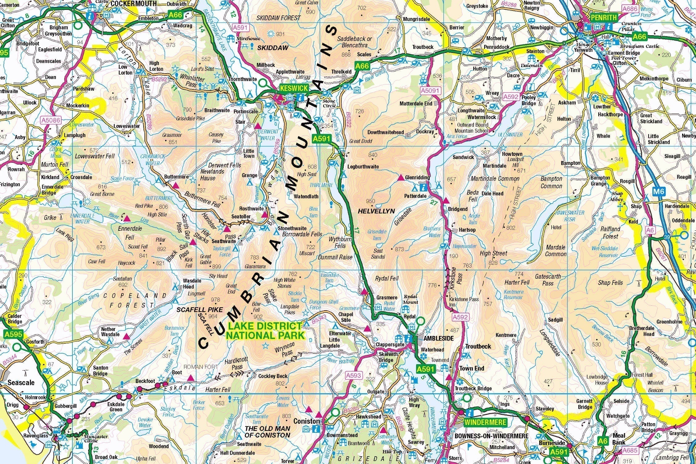 Lake District Map Jigsaw Challenge