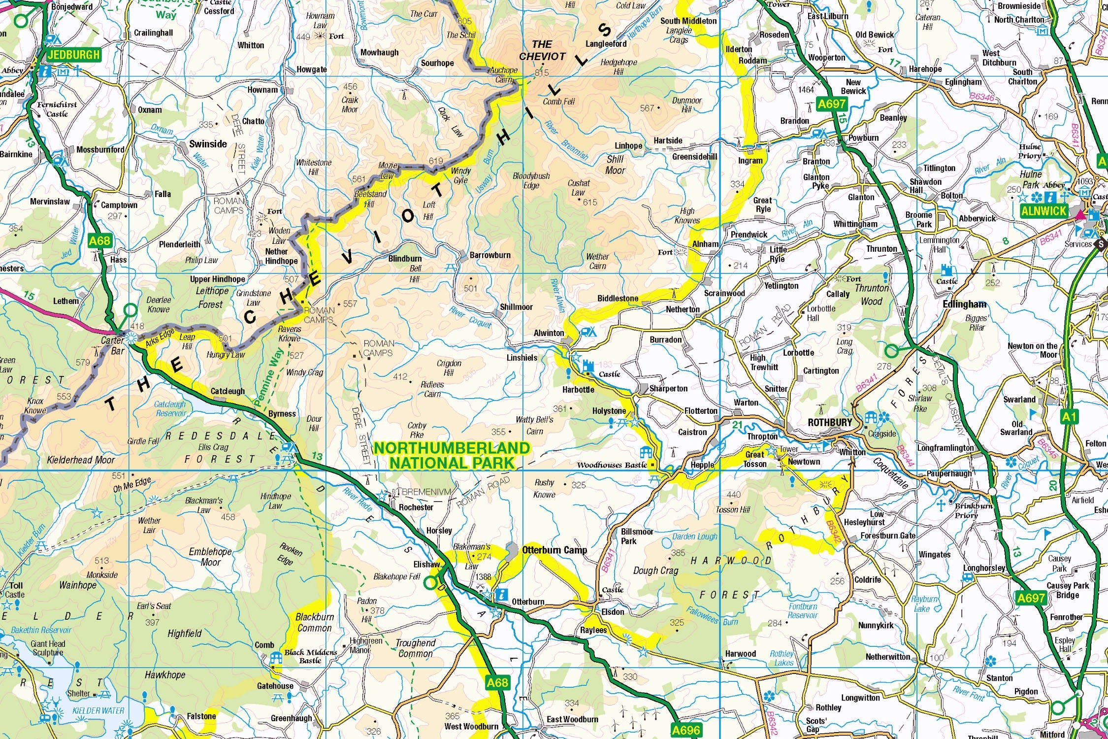 Northumberland Map Jigsaw Challenge