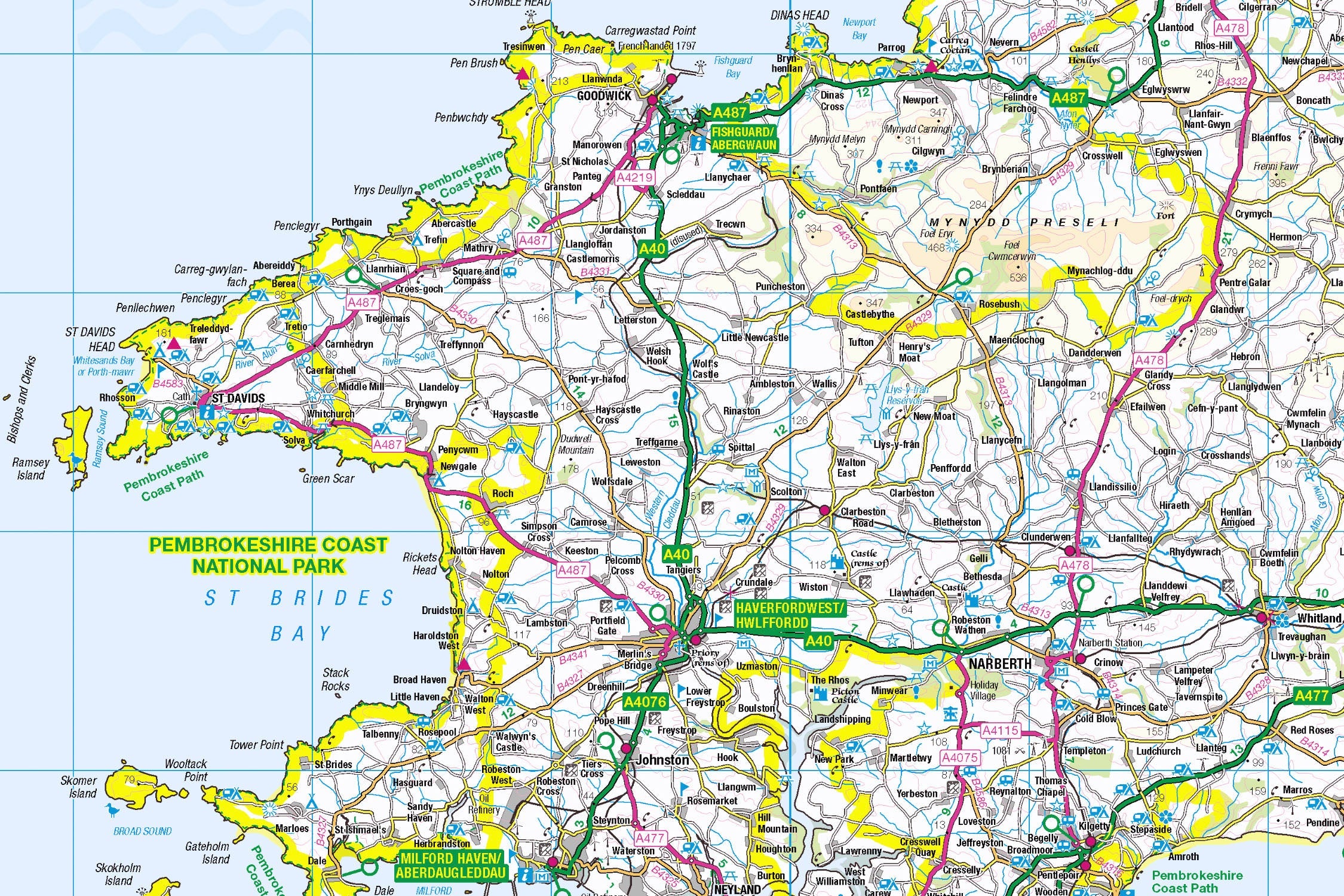 Pembrokeshire Coast Map Jigsaw Challenge