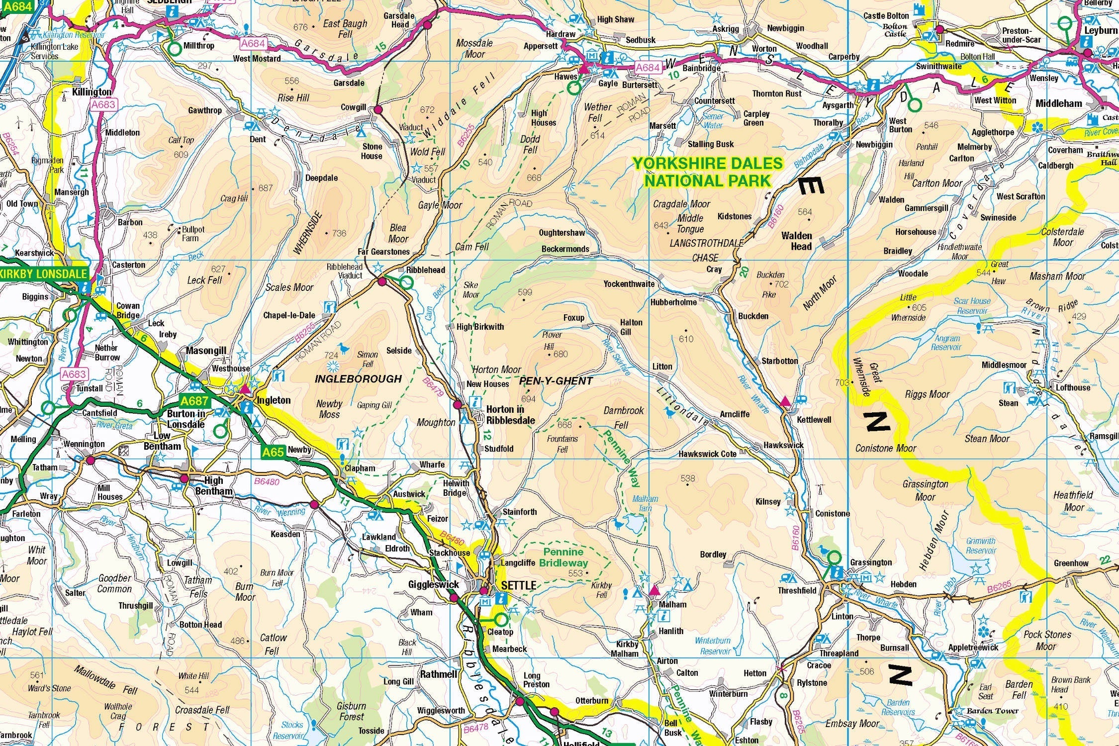 Yorkshire Dales Map Jigsaw Challenge