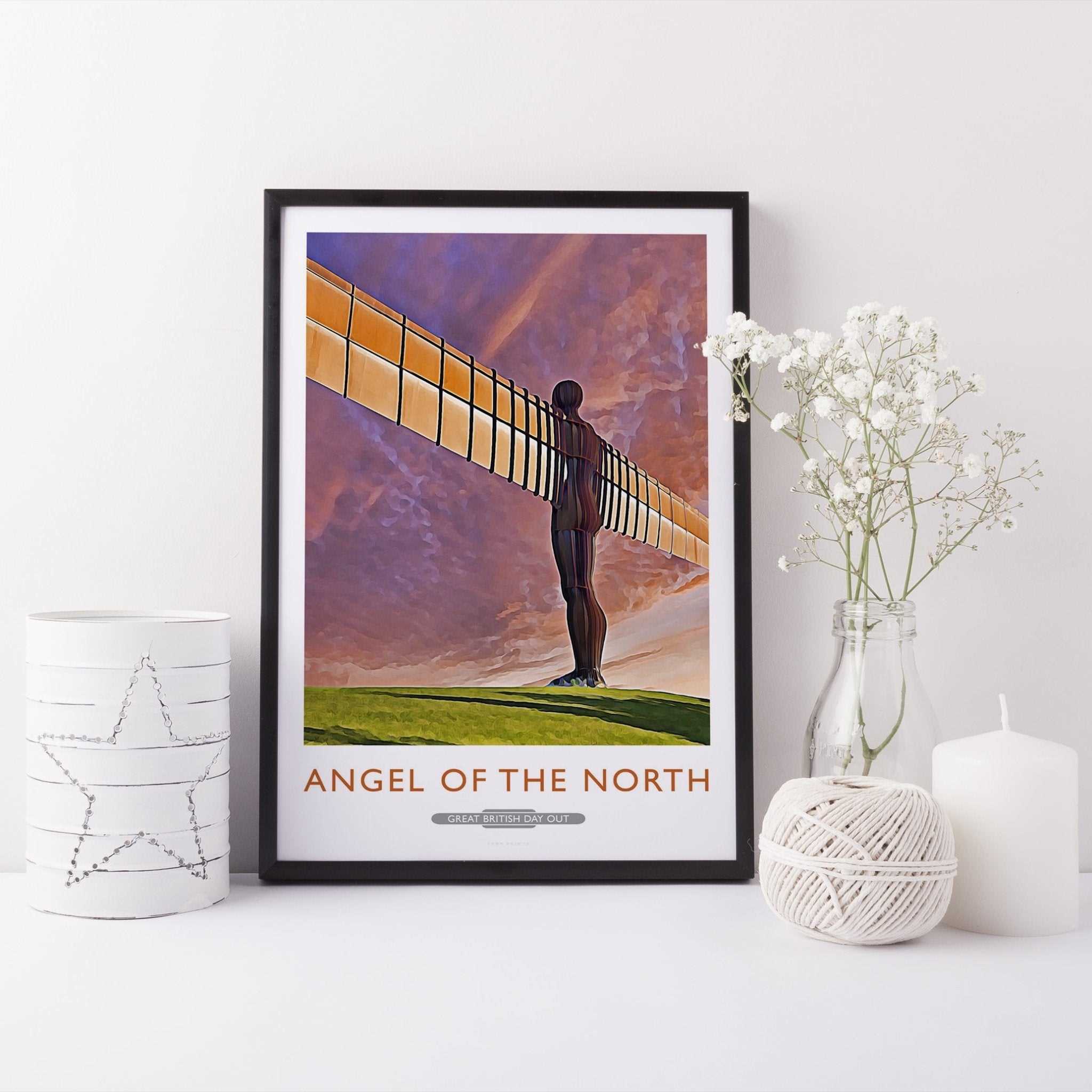 Angel of the North Art Print - Phil Sproson Photography