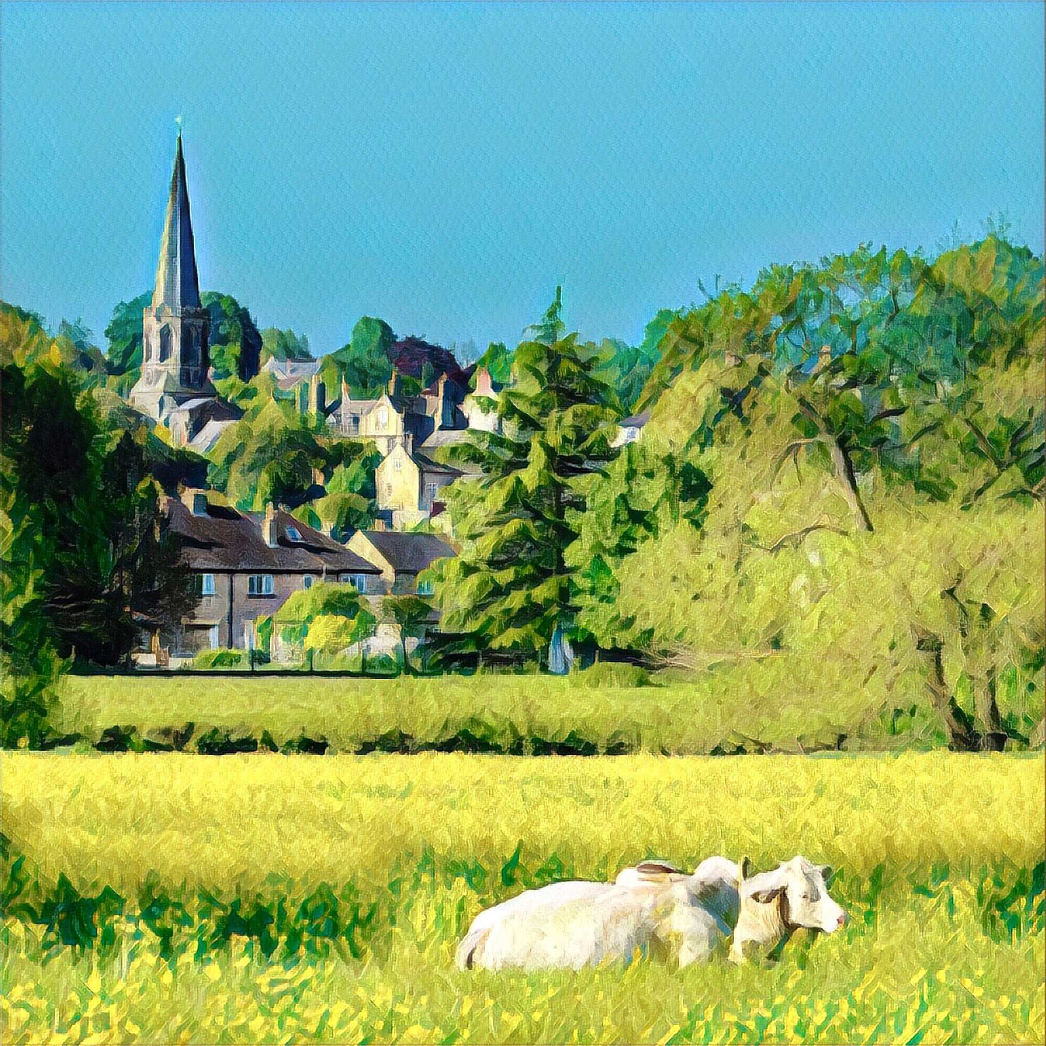 Bakewell Art Print (10x10in Canvas) - Phil Sproson Photography