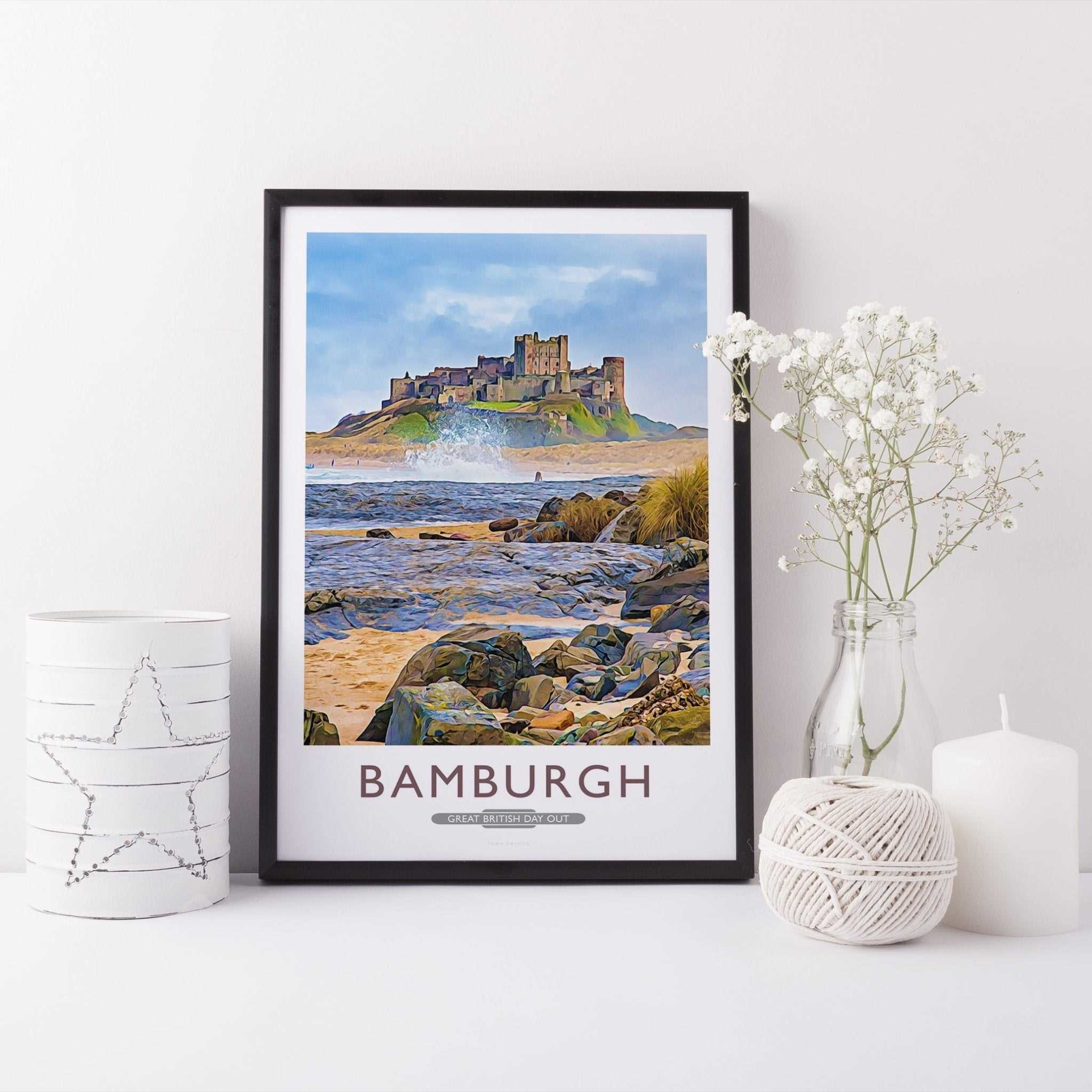 Bamburgh Castle Art Print - Phil Sproson Photography