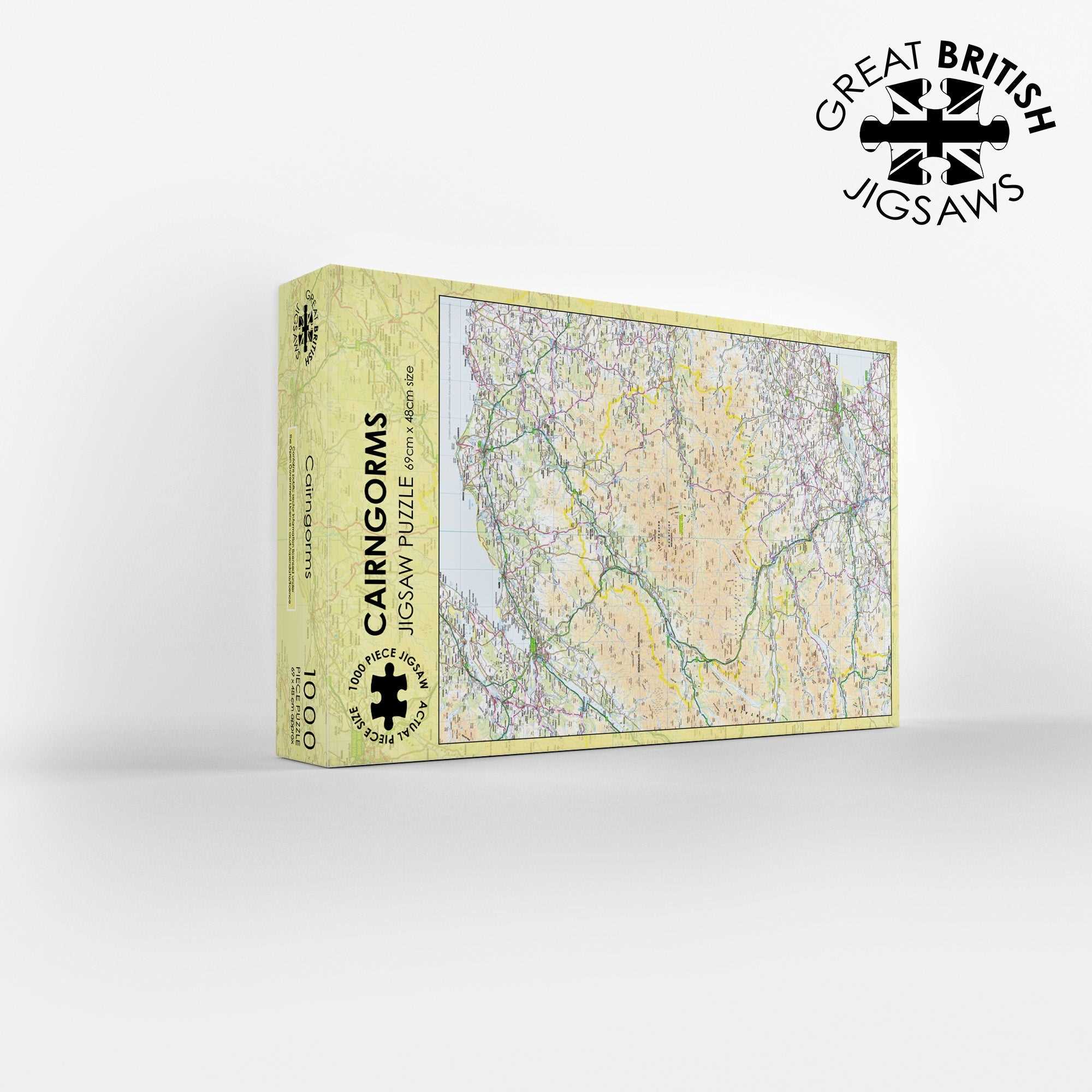 Cairngorms Map 1000 Piece Jigsaw - Phil Sproson Photography