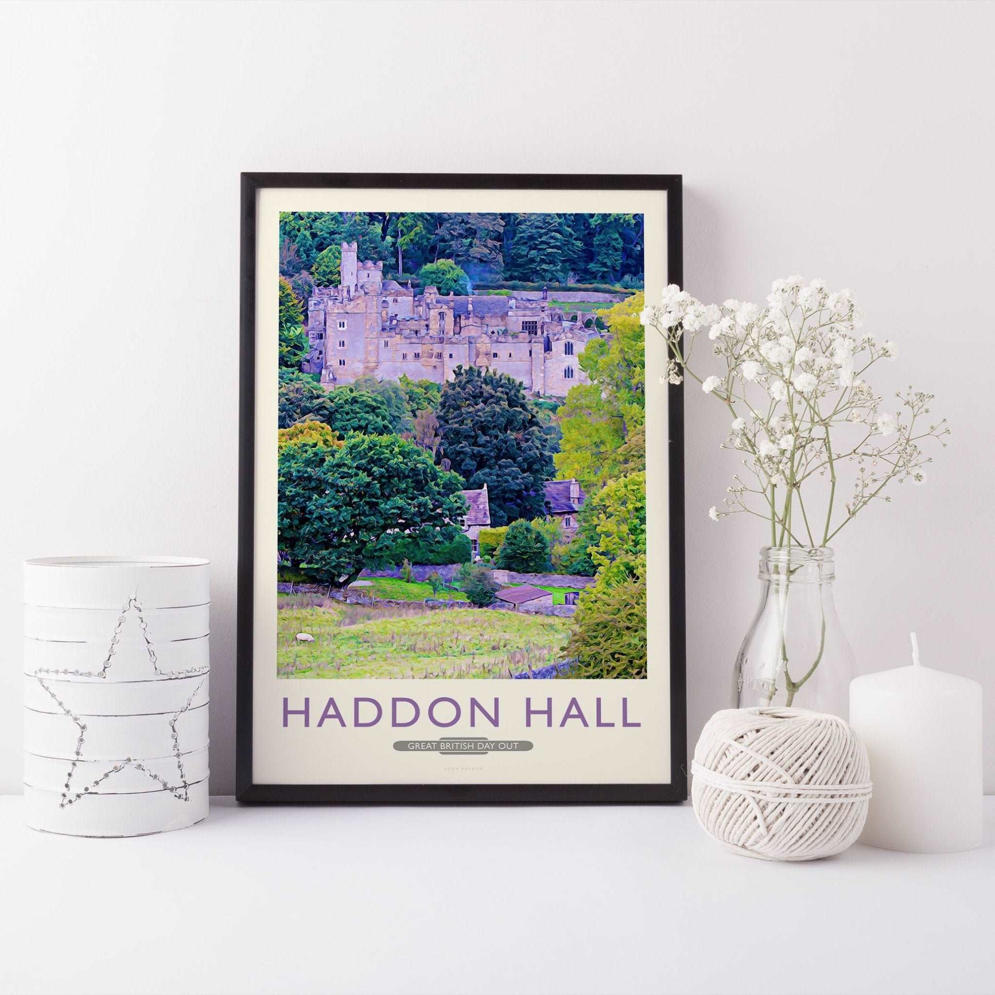 Haddon Hall Art Print - Phil Sproson Photography