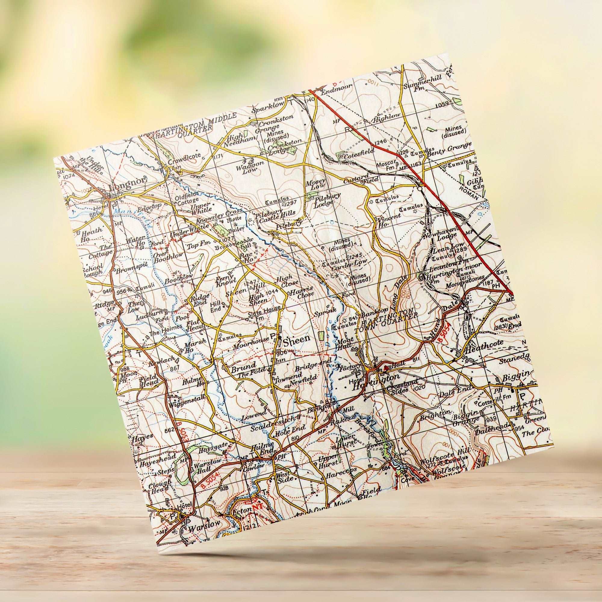 Hartington 1 inch to 1 mile 1962 Ordnance Survey - Phil Sproson Photography