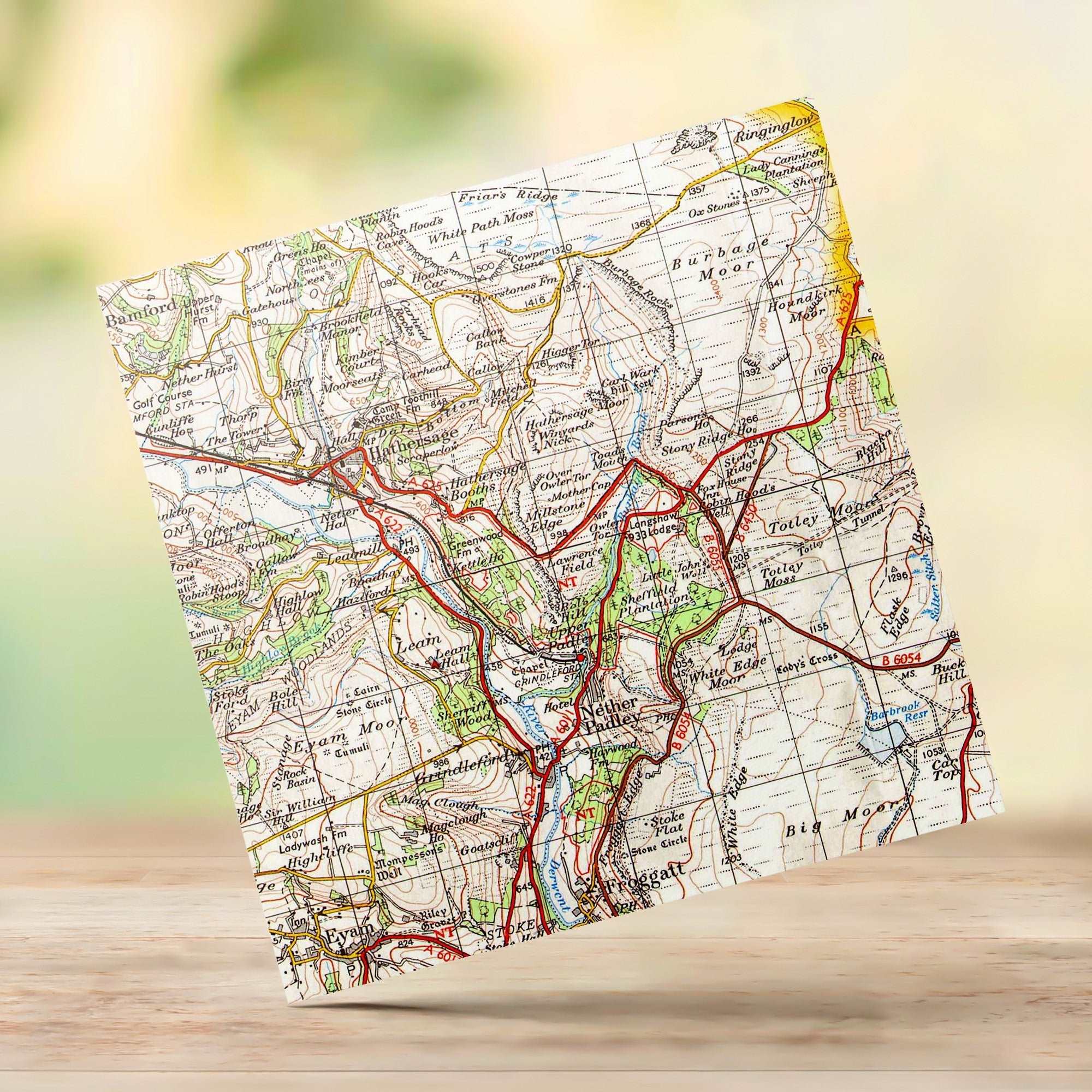 Hathersage 1 inch to 1 mile 1962 Ordnance Survey - Phil Sproson Photography