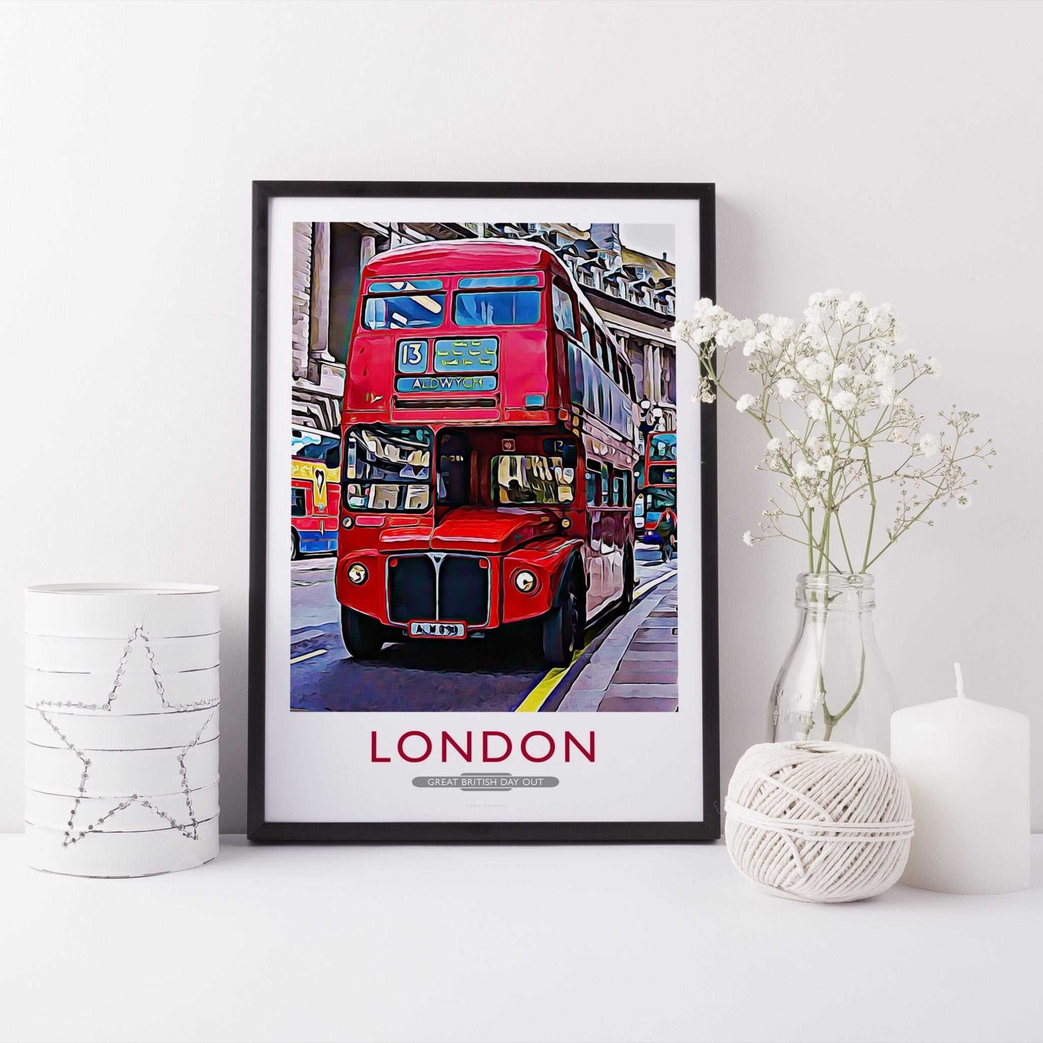 London Bus Art Print - Phil Sproson Photography