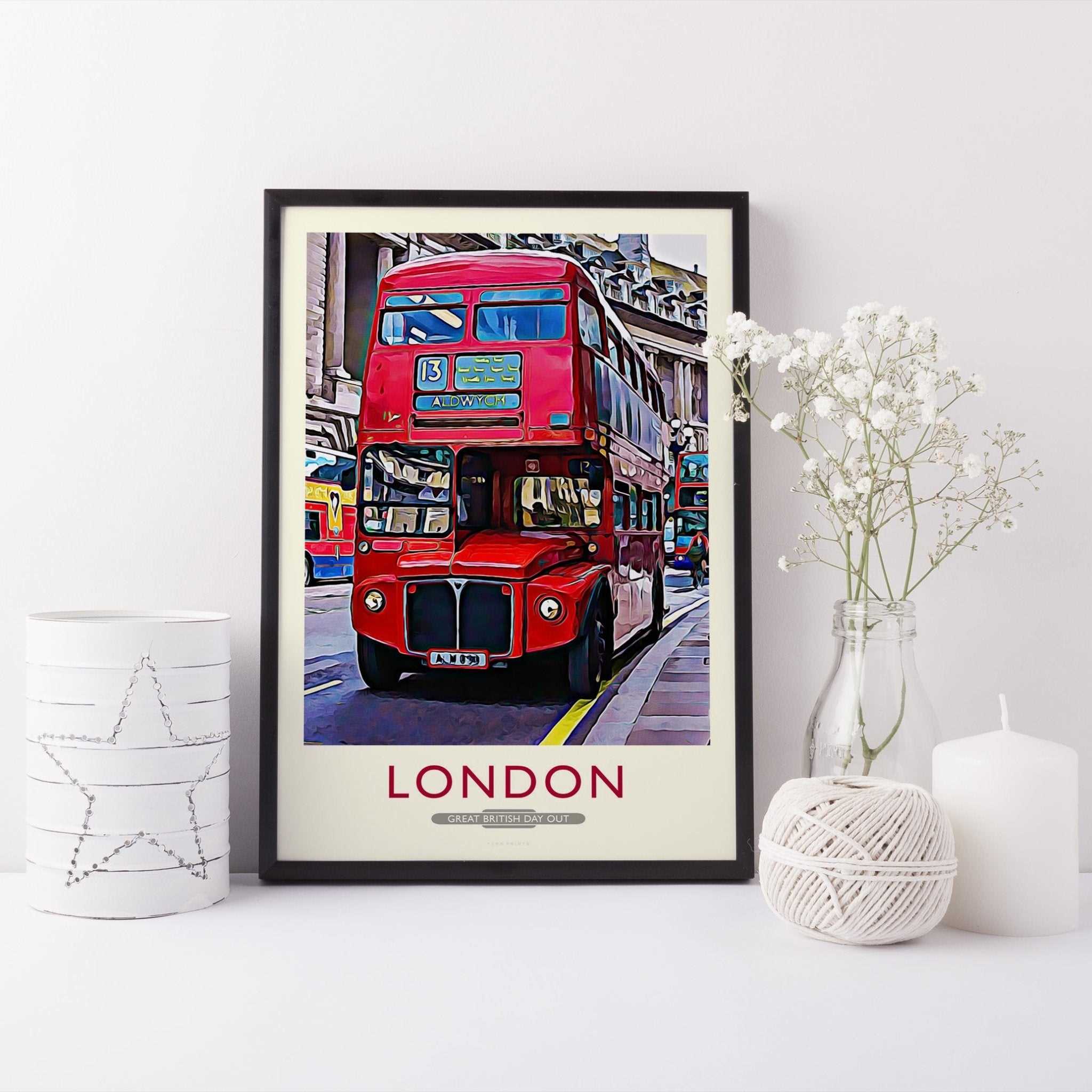 London Bus Art Print - Phil Sproson Photography