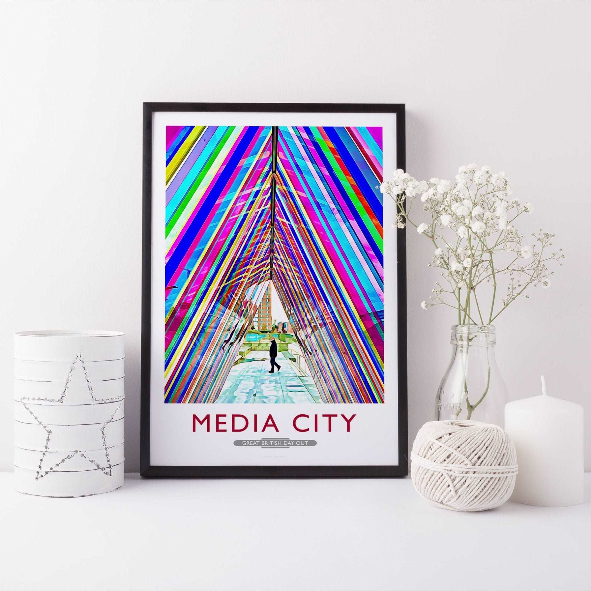 Media City, Salford Quays Art Print - Phil Sproson Photography