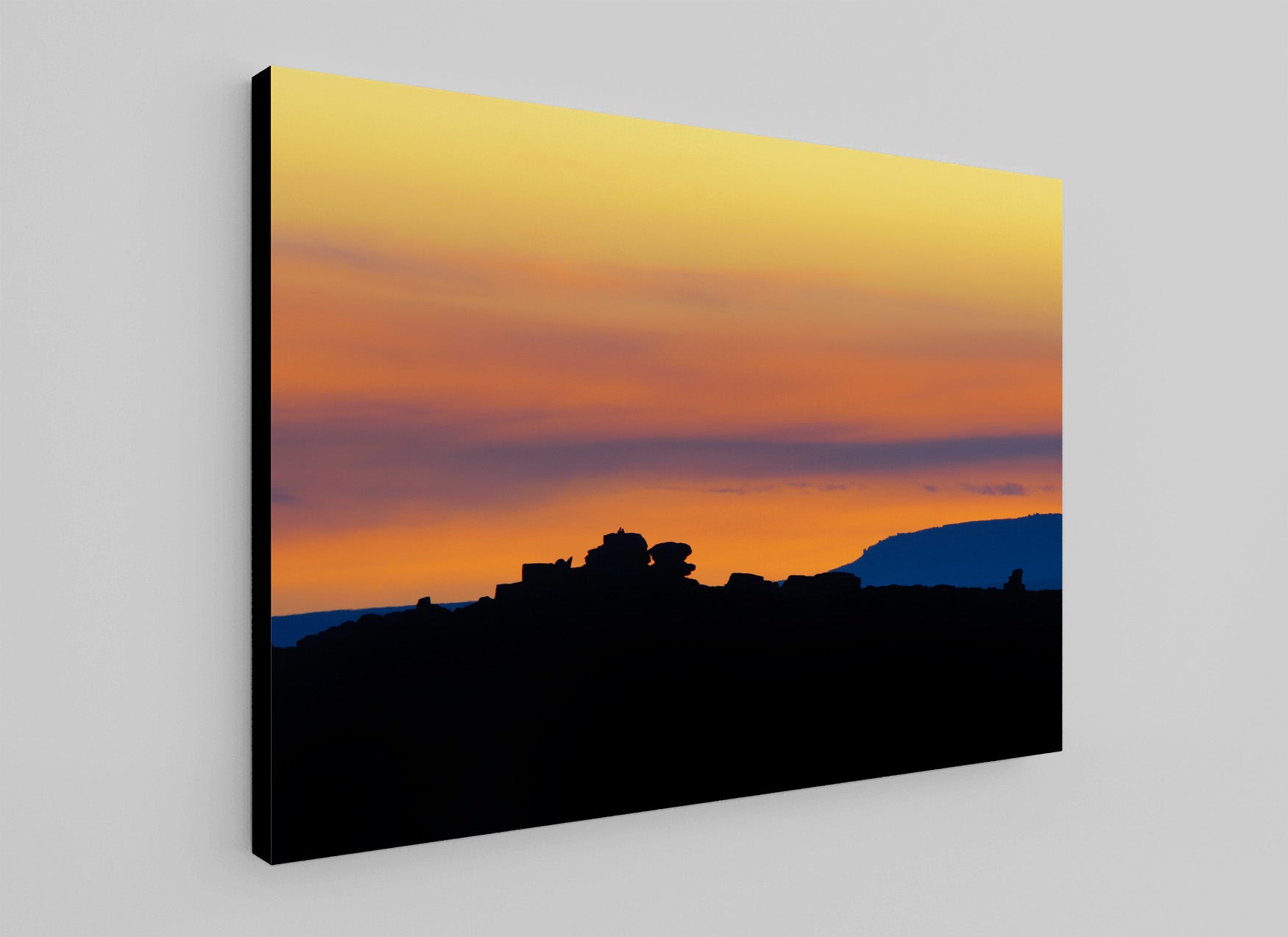 Over Owler Tor Silhouette - Phil Sproson Photography