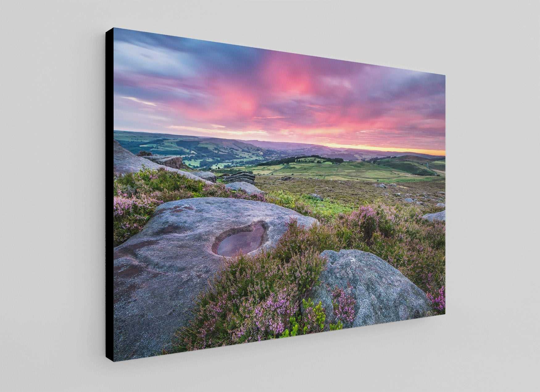 Over Owler Tor Sunset - Phil Sproson Photography
