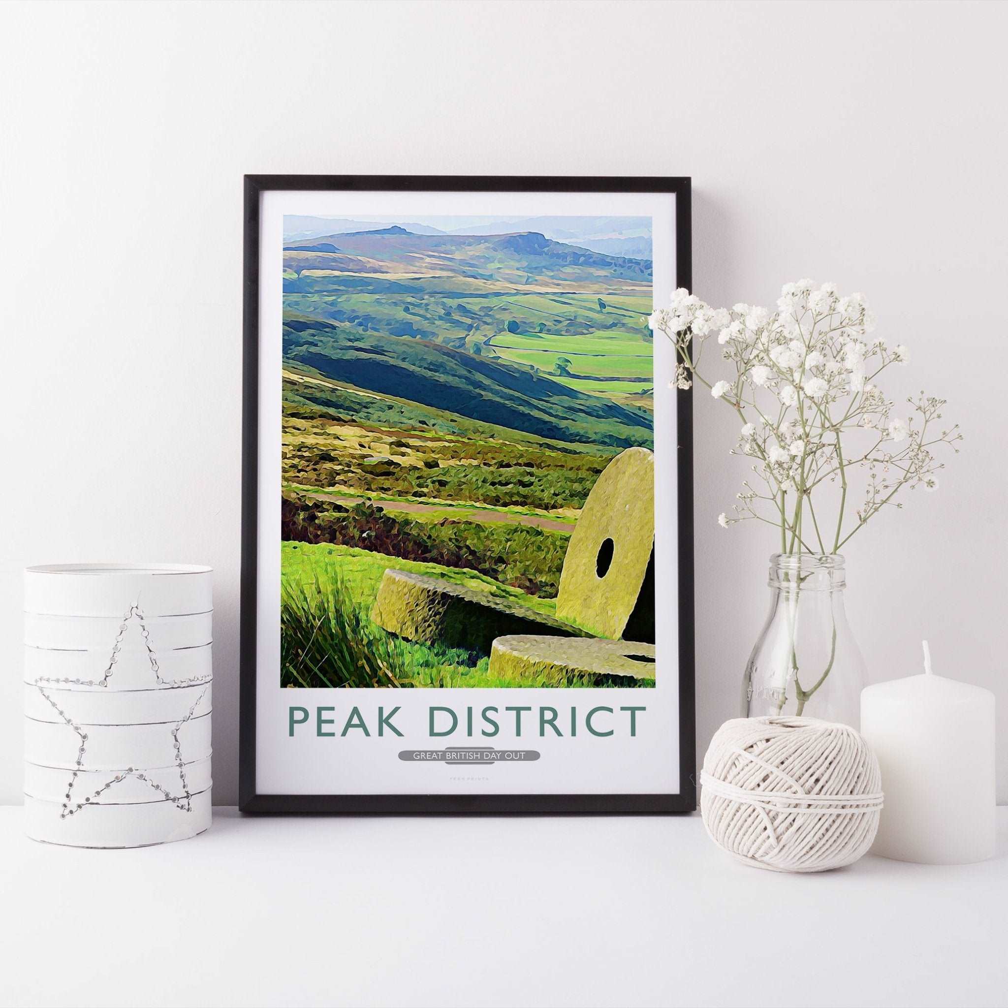 Peak District - Millstones Art Print - Phil Sproson Photography