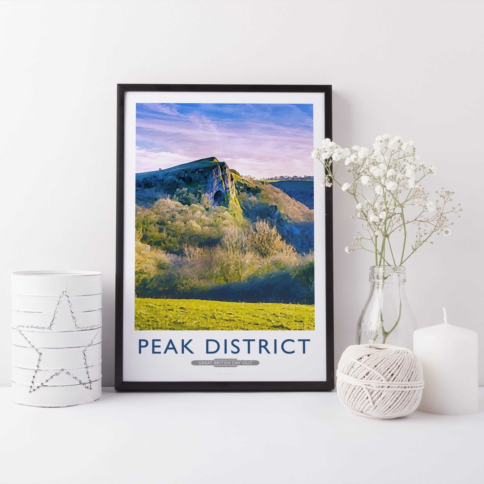 Peak District - Thor's Cave Art Print - Phil Sproson Photography