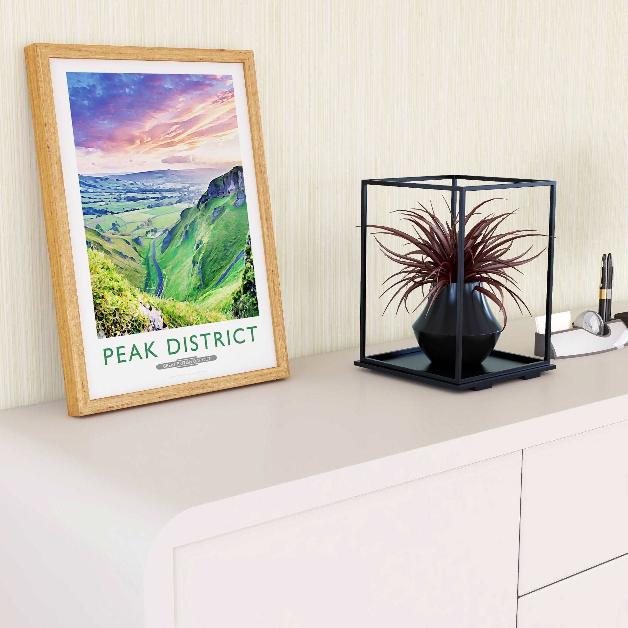 Peak District - Winnats Pass Art Print - Phil Sproson Photography