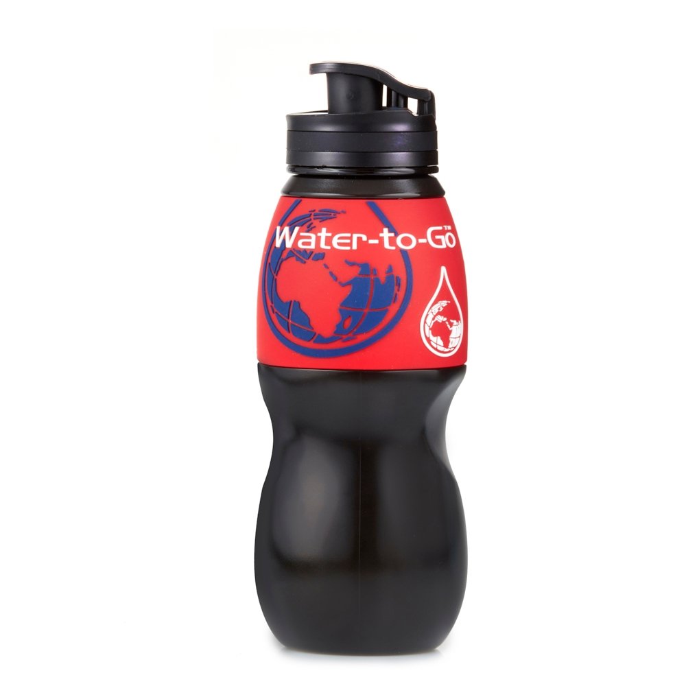 WatertoGo 75cl Filter Bottle With A Red Sleeve - Phil Sproson Photography