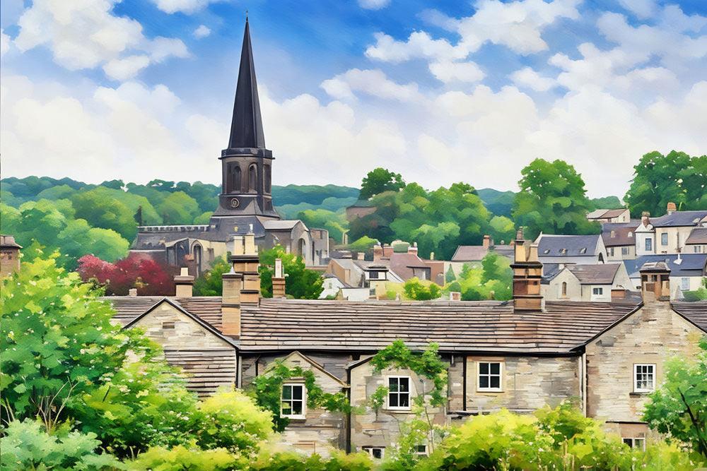 Bakewell Art Greeting Card - Image 2