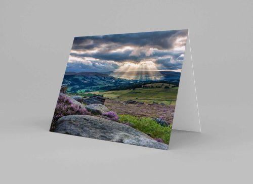 Breathtaking Hope Valley Sunset Greeting Card