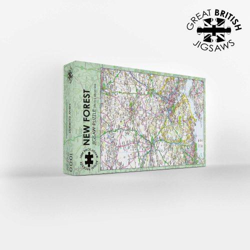 New Forest Map 1000 Piece Jigsaw