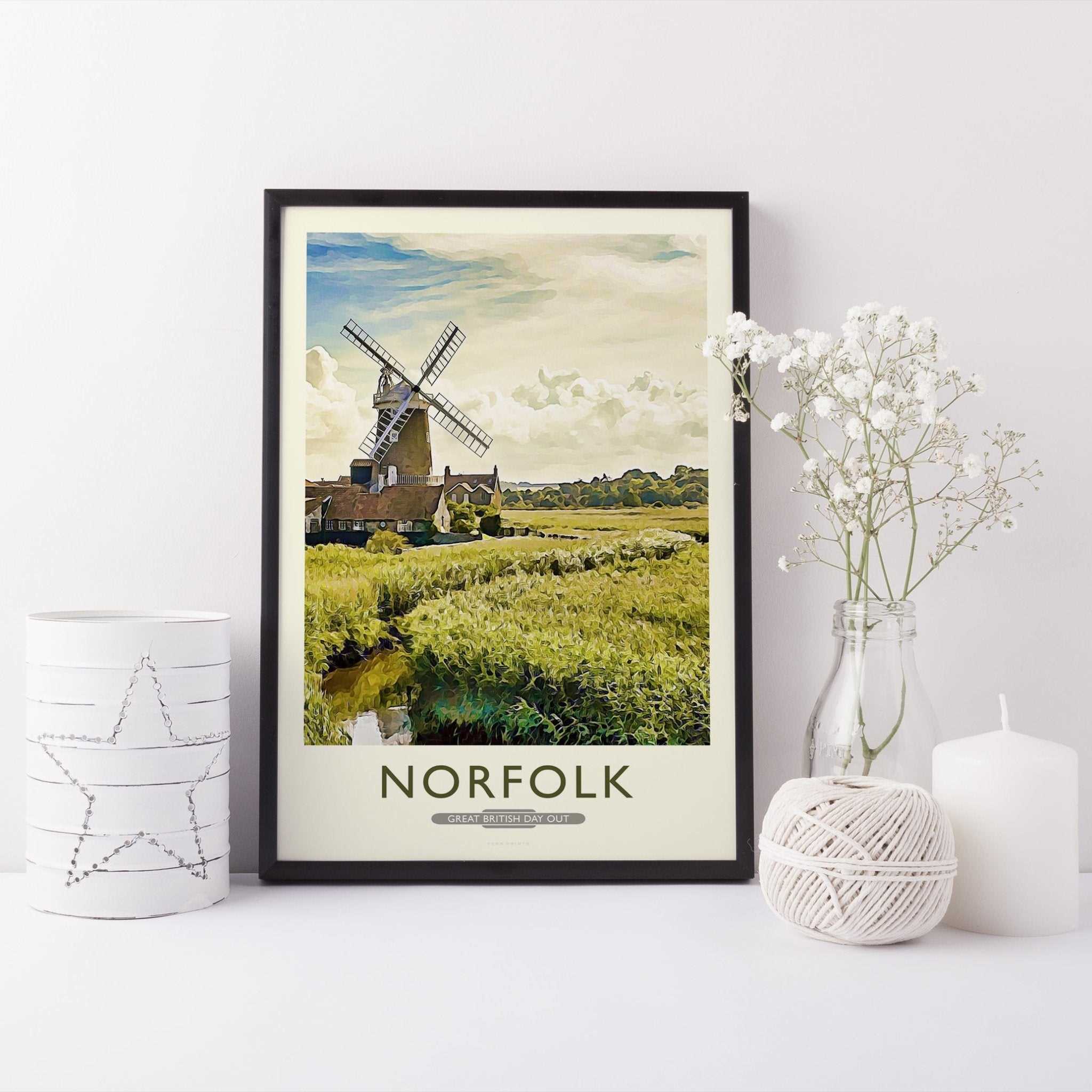 Norfolk Broads Art Print