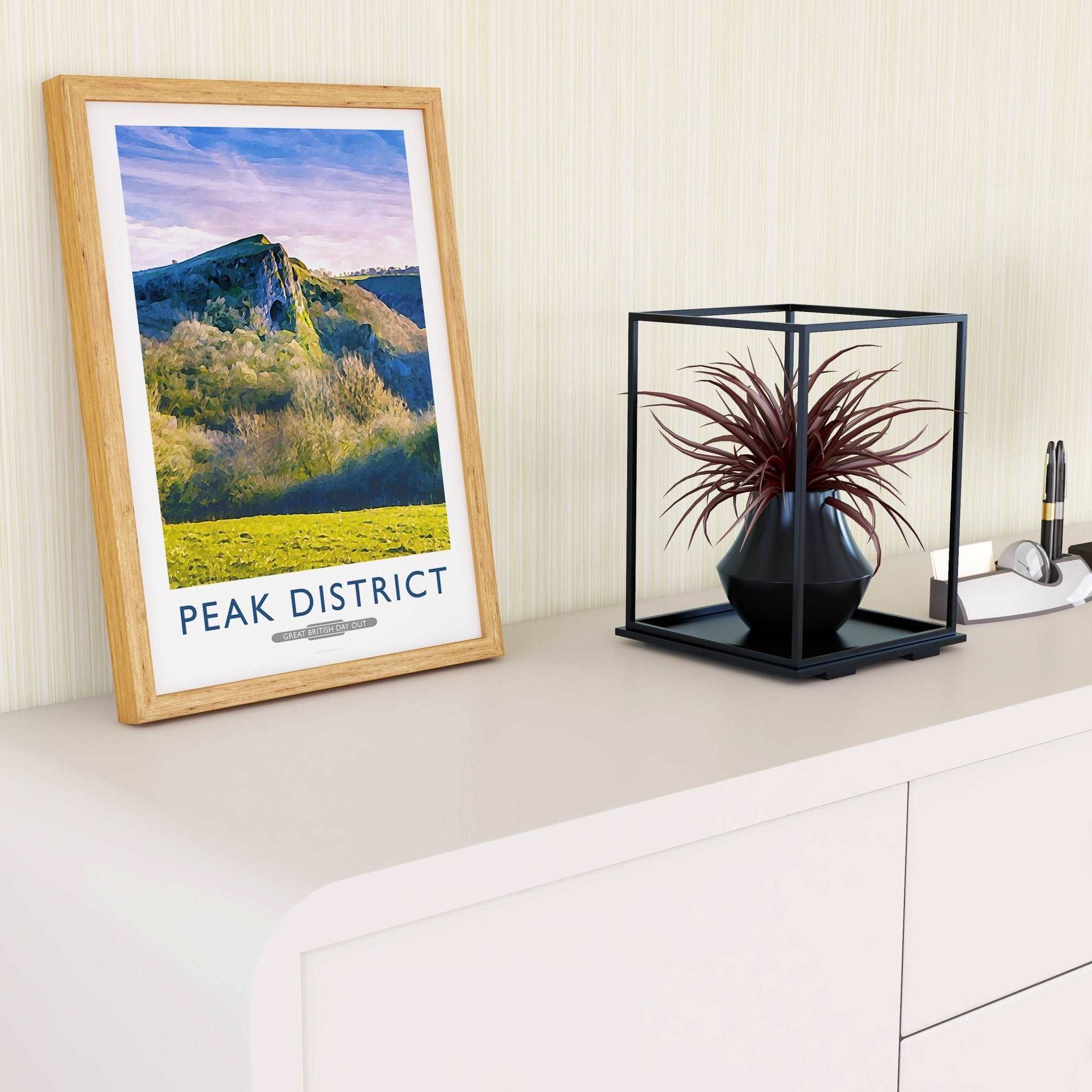 Peak District - Thor's Cave Art Print