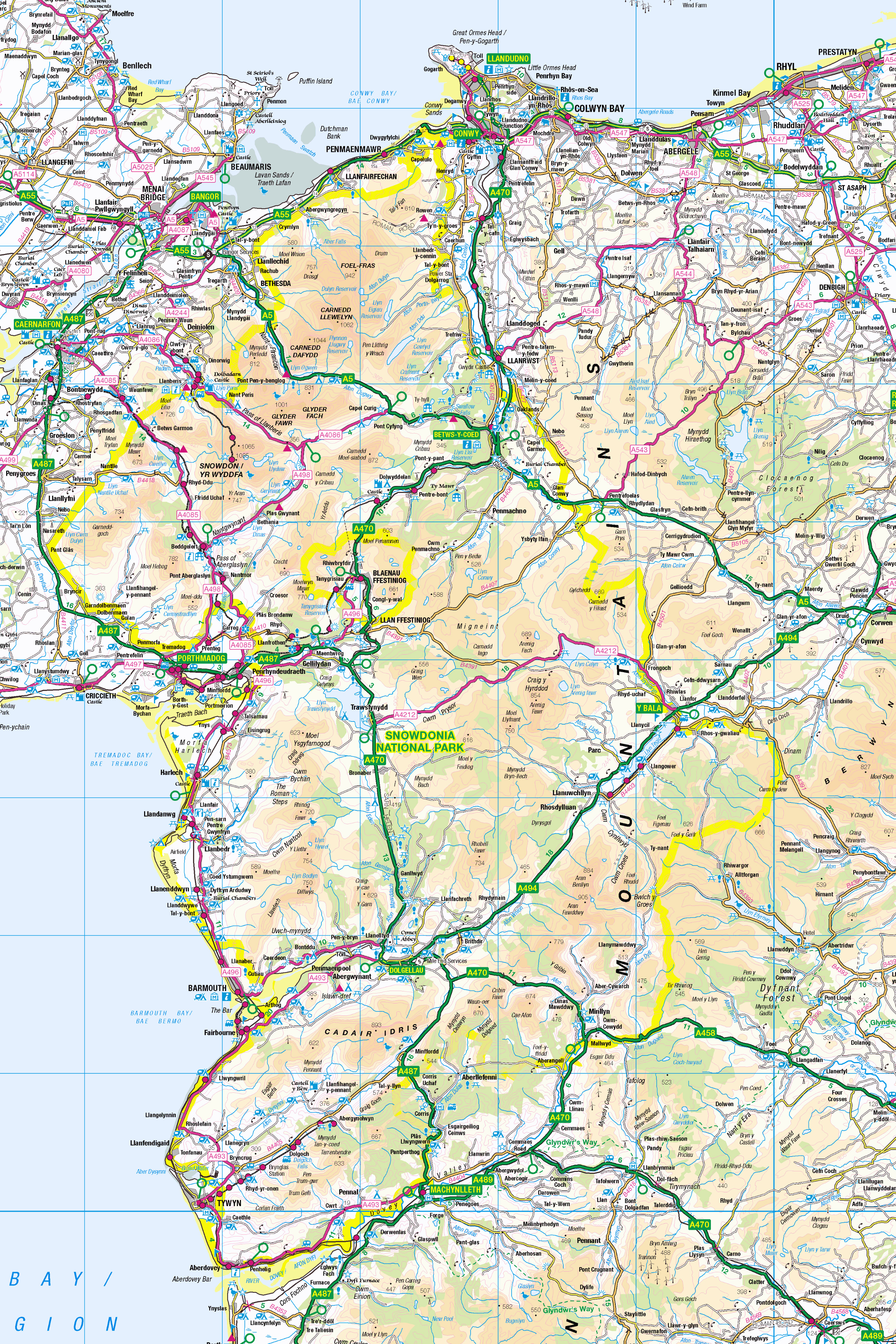 Snowdonia Map