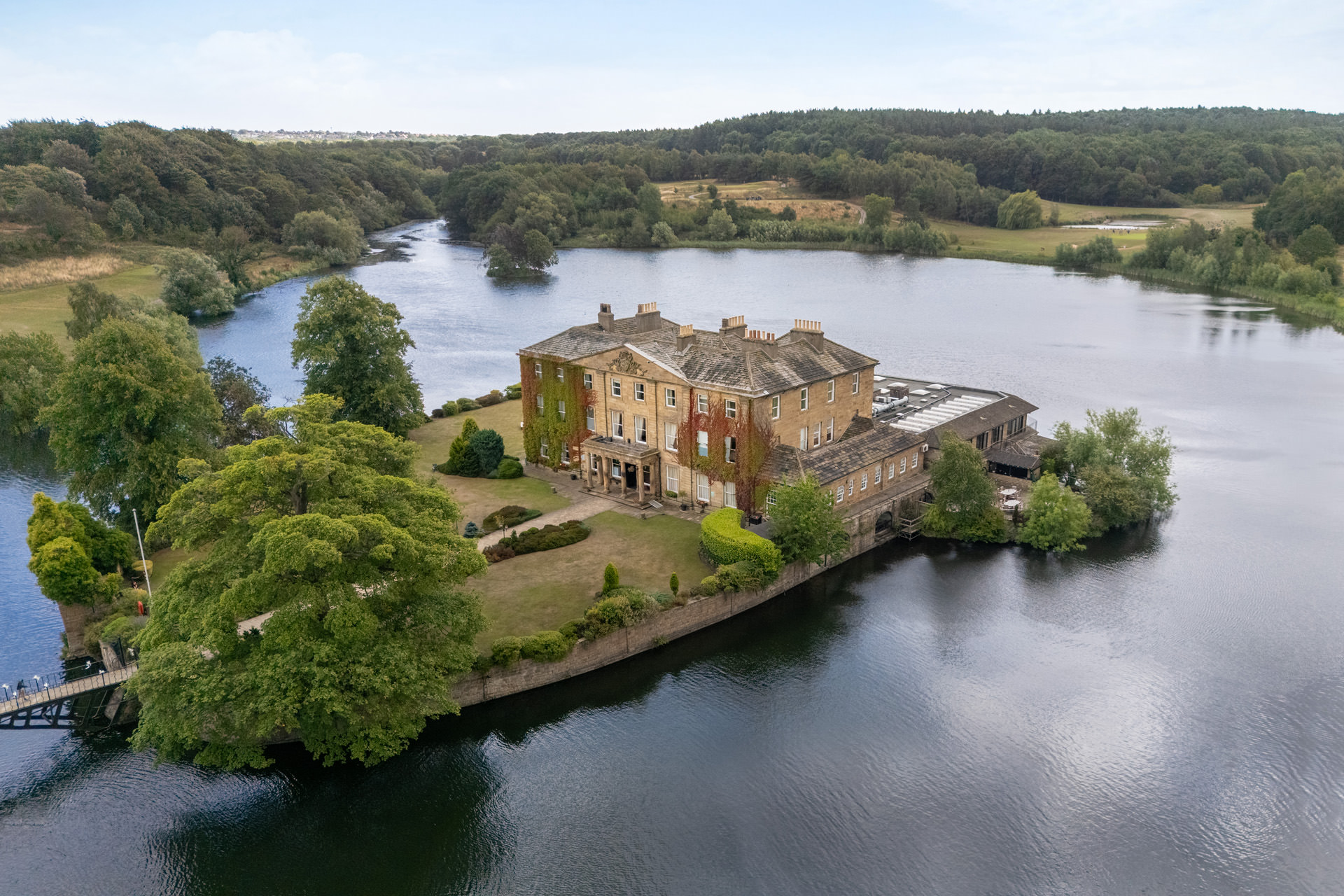 Aerial property photography