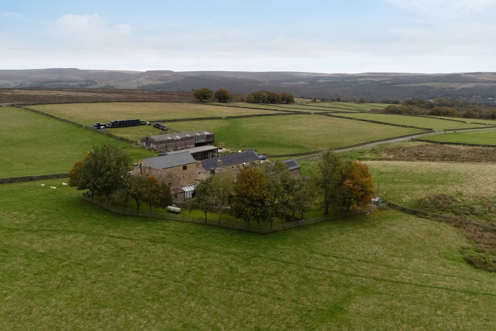 Aerial property photography